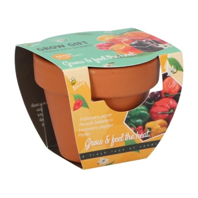 Buzzy Grow Gifts - Mini sada pro pěstování chilli papriky - Pieterpik - 1 ks