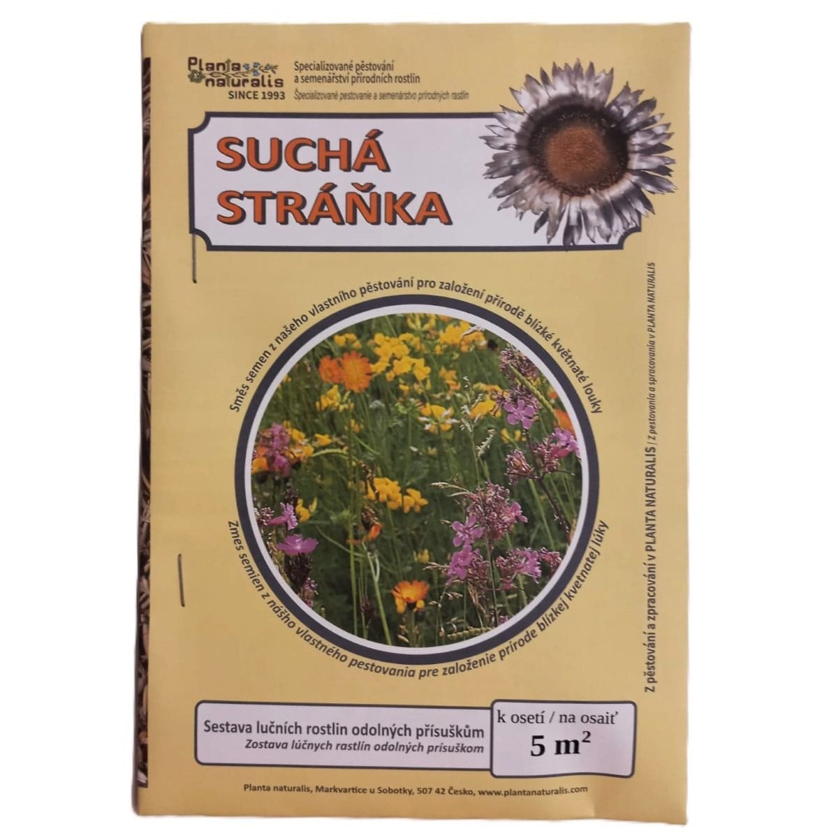 Suchá stráňka - osivo Planta Naturalis - směs lučních květin - 10 g