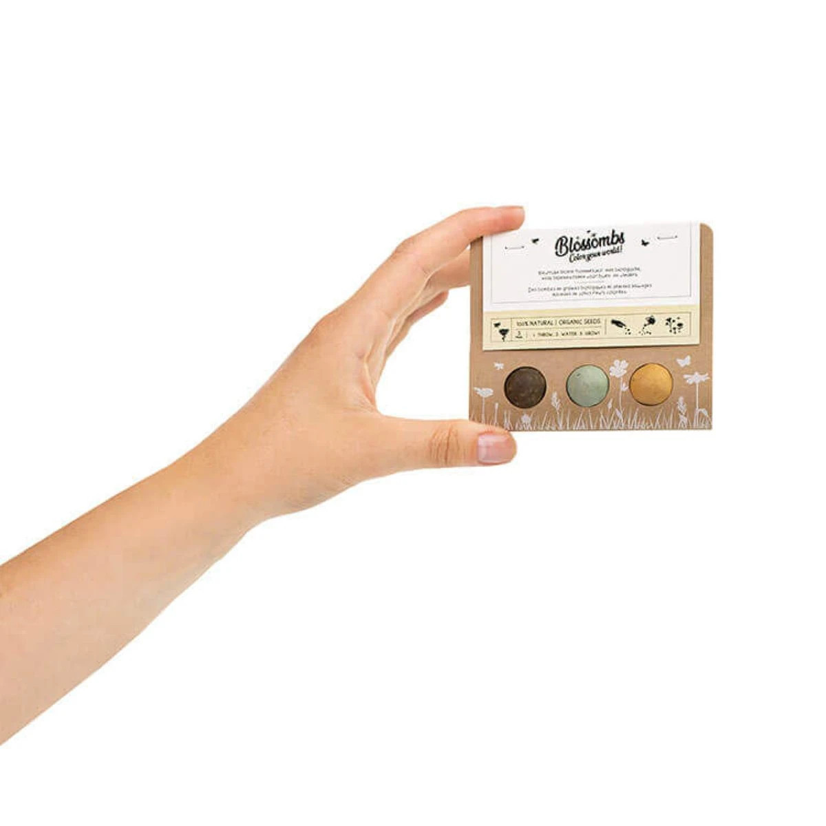 Semínkové květinové bomby - Blossombs - 3 ks