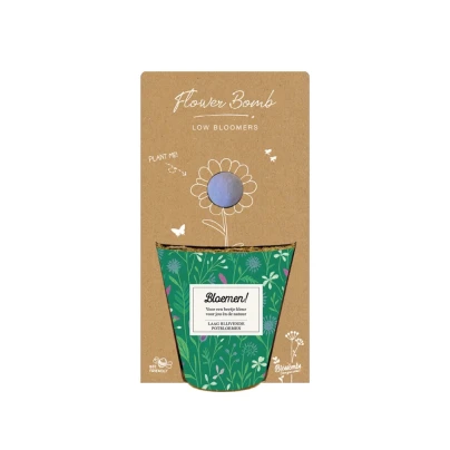 Pěstební set - Grow kit - nízko rostoucí květinová směs - Blossombs - 1 ks