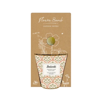 Dárkový set - Grow kit - směs pro pěstování bylinek - Blossombs - 1 ks