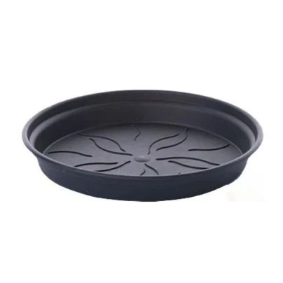 Podmiska Green Basics - černá - 25 cm - pěstební pomůcky - 1 ks