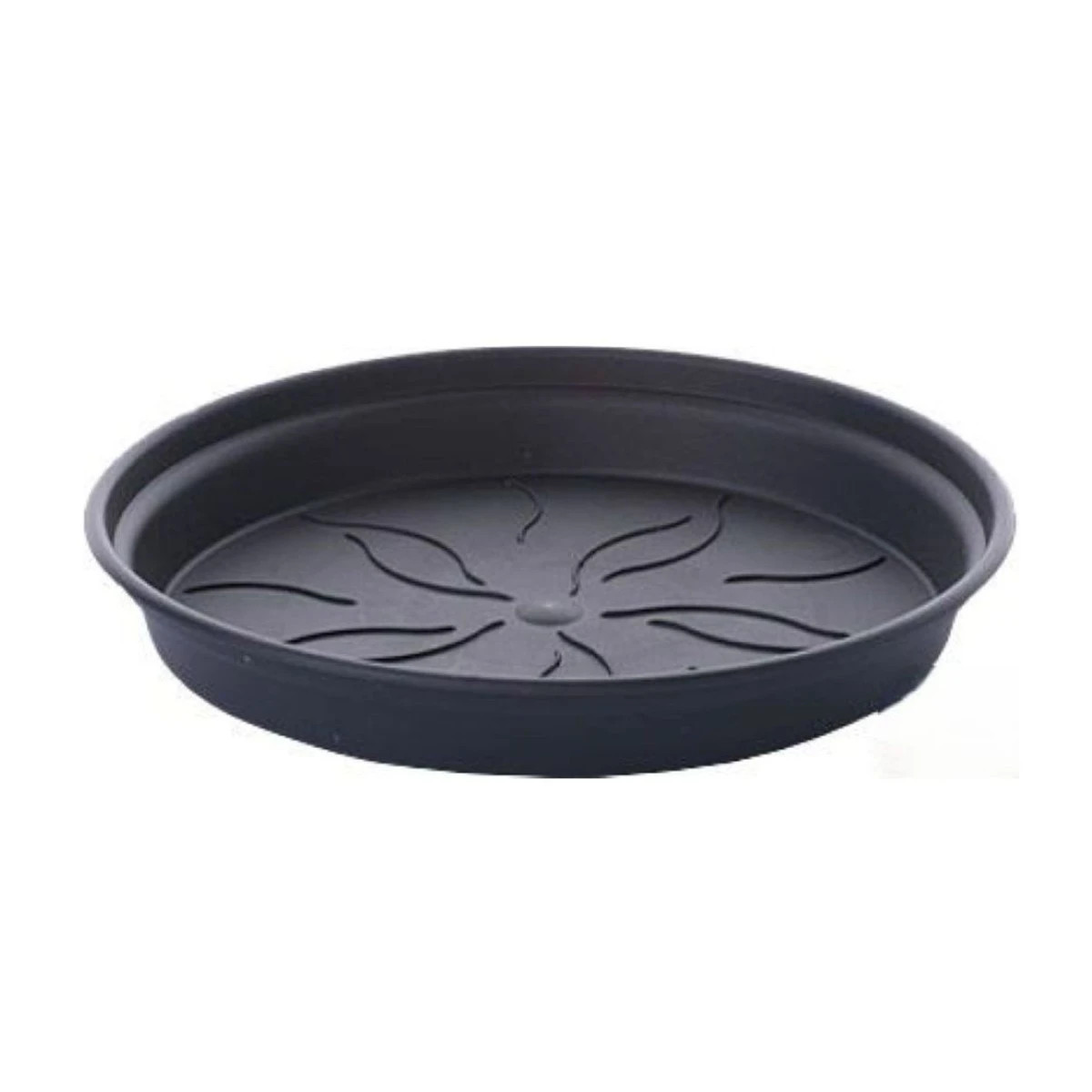 Podmiska Green Basics - černá - 25 cm - pěstební pomůcky - 1 ks