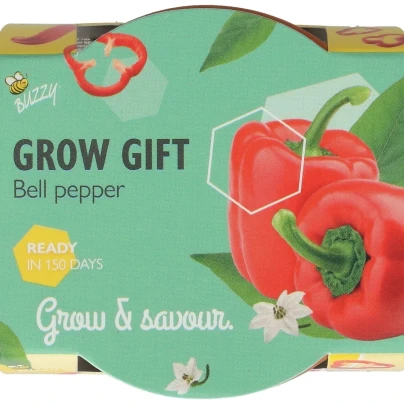Buzzy Grow Gifts - Mini sada pro pěstování papriky - Pieterpik - 1 ks