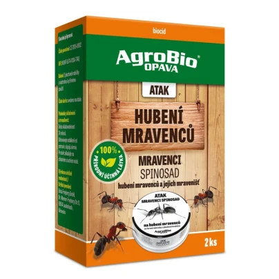 ATAK Hubení mravenců - AgroBio - ochrana proti hmyzu - 2 ks