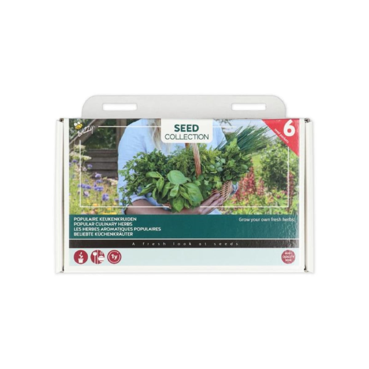 Buzzy - Sada 6 oblíbených kuchyňských bylinek - Pieterpik - 1 ks