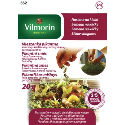 Semena na klíčky - Pikantní směs - 20 g