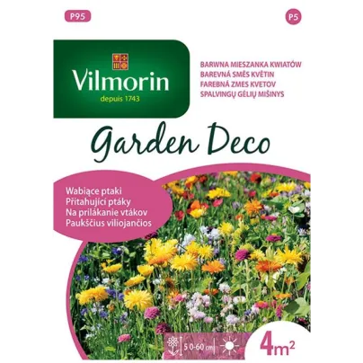 Vilmorin - Barevná směs květin přitahujících ptáky - semena - 8 g