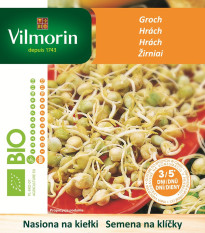 BIO hrách - bio semena hrachu na klíčky - 40 g