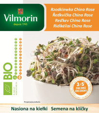 BIO ředkvička China Rose - bio semena ředkvičky na klíčky - 10 g
