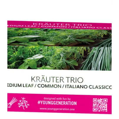 Pěstební sada na pěstování bylinek včetně pozinkovanéhokvětináče - 1 ks