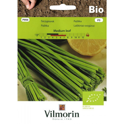 BIO Pažitka Medium leaf - Allium schoenoprasum L. - bio semena - 1 g