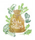 Dárkové balení semen listové zeleniny - dárkový sáček s visačkou zdarma