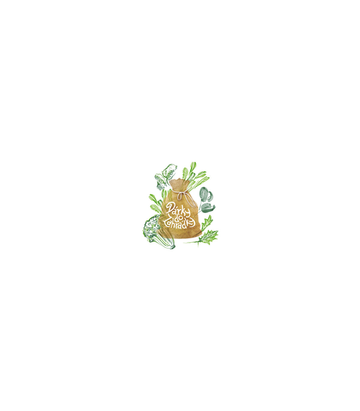 Dárkové balení semen listové zeleniny - dárkový sáček s visačkou zdarma