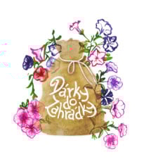 Dárkové balení semen petúnií - dárkový sáček s visačkou zdarma