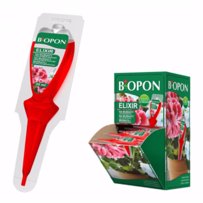 Elixír na muškáty - Bopon - tekuté hnojivo - 35 ml