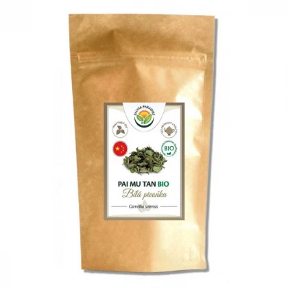 BIO Pai Mu Tan - Bílá pivoňka - Camellia sinensis - bio čaj bílý - 15 g